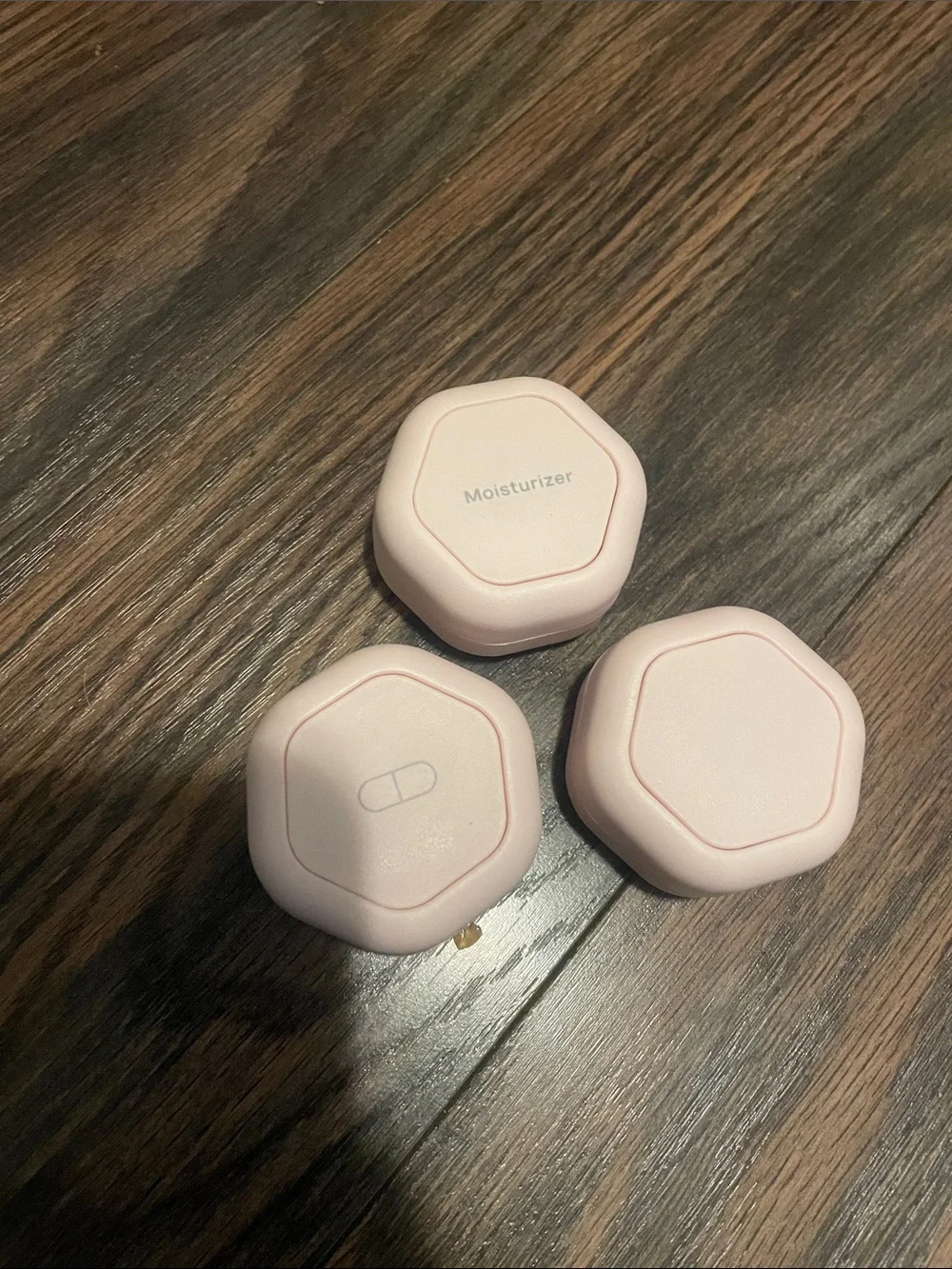Pink Travel Toiletry Containers - Set of 7